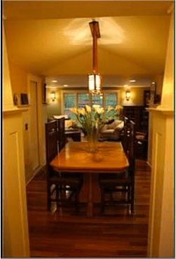 Arts and Crafts Dining Room From Foyer