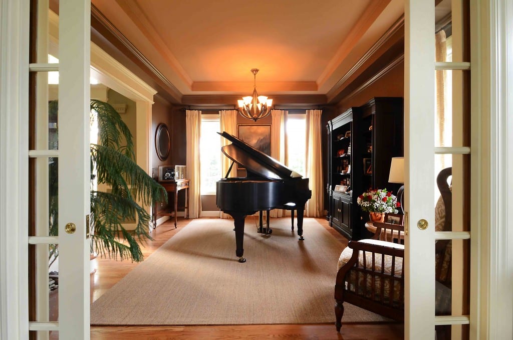 Music Piano Room and Library