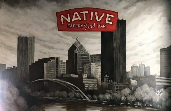 Native Eatery and Bar commissioned mural